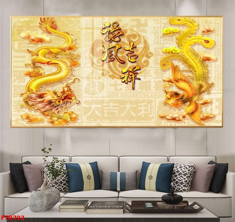 Tranh Rồng Hổ Phong Thủy | Tranh Ngọc Việt - Đắk Lắk | Tranh Ngọc Việt - Xưởng Tranh Đẹp Buôn Ma Thuột (BMT) DakLak