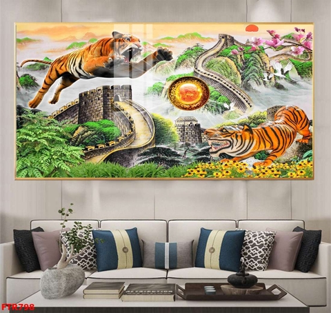 Tranh Rồng Hổ Phong Thủy | Tranh Ngọc Việt - Đắk Lắk | Tranh Ngọc Việt - Xưởng Tranh Đẹp Buôn Ma Thuột (BMT) DakLak