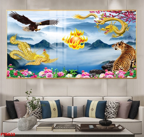 Tranh Rồng Hổ Phong Thủy | Tranh Ngọc Việt - Đắk Lắk | Tranh Ngọc Việt - Xưởng Tranh Đẹp Buôn Ma Thuột (BMT) DakLak