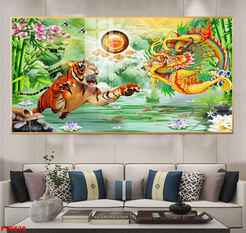 Tranh Rồng Hổ Phong Thủy | Tranh Ngọc Việt - Đắk Lắk | Tranh Ngọc Việt - Xưởng Tranh Đẹp Buôn Ma Thuột (BMT) DakLak