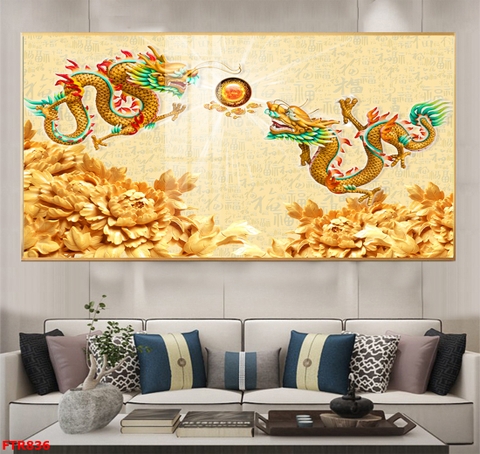 Tranh Rồng Hổ Phong Thủy | Tranh Ngọc Việt - Đắk Lắk | Tranh Ngọc Việt - Xưởng Tranh Đẹp Buôn Ma Thuột (BMT) DakLak