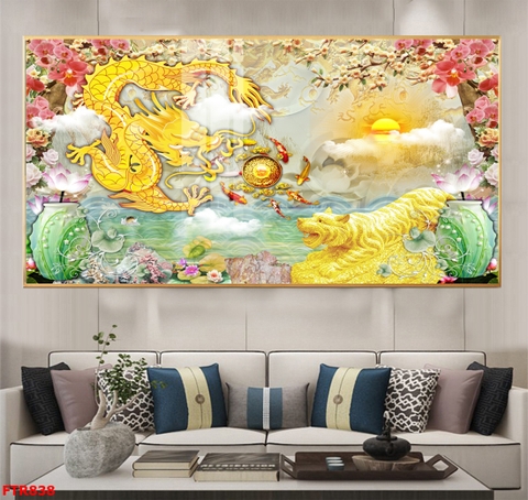 Tranh Rồng Hổ Phong Thủy | Tranh Ngọc Việt - Đắk Lắk | Tranh Ngọc Việt - Xưởng Tranh Đẹp Buôn Ma Thuột (BMT) DakLak
