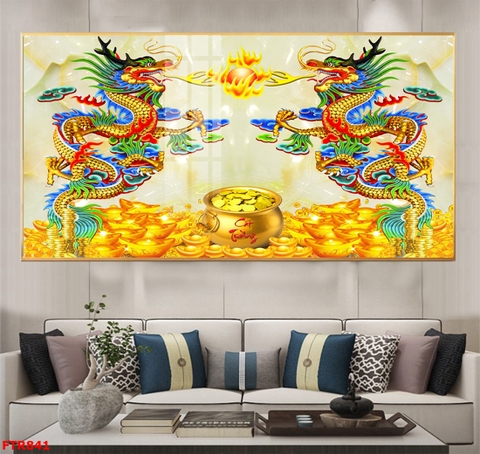 Tranh Rồng Hổ Phong Thủy | Tranh Ngọc Việt - Đắk Lắk | Tranh Ngọc Việt - Xưởng Tranh Đẹp Buôn Ma Thuột (BMT) DakLak