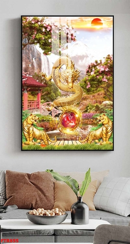 Tranh Rồng Hổ Phong Thủy | Tranh Ngọc Việt - Đắk Lắk | Tranh Ngọc Việt - Xưởng Tranh Đẹp Buôn Ma Thuột (BMT) DakLak