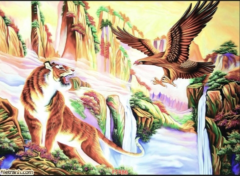 Tranh Rồng Hổ Phong Thủy | Tranh Ngọc Việt - Đắk Lắk | Tranh Ngọc Việt - Xưởng Tranh Đẹp Buôn Ma Thuột (BMT) DakLak