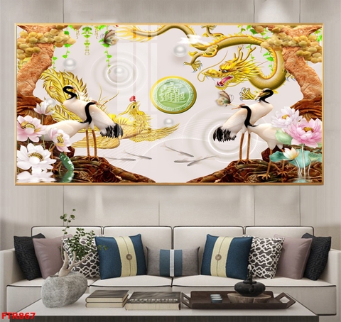 Tranh Rồng Hổ Phong Thủy | Tranh Ngọc Việt - Đắk Lắk | Tranh Ngọc Việt - Xưởng Tranh Đẹp Buôn Ma Thuột (BMT) DakLak