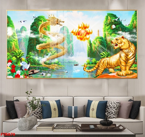 Tranh Rồng Hổ Phong Thủy | Tranh Ngọc Việt - Đắk Lắk | Tranh Ngọc Việt - Xưởng Tranh Đẹp Buôn Ma Thuột (BMT) DakLak