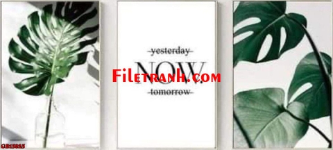 Tranh Lá Cây Nhiệt Đới | Tranh Ngọc Việt - Đắk Lắk | Tranh Ngọc Việt - Xưởng Tranh Đẹp Buôn Ma Thuột (BMT) DakLak