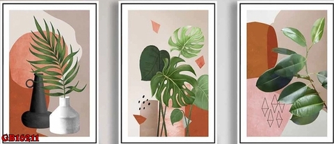 Tranh Lá Cây Nhiệt Đới | Tranh Ngọc Việt - Đắk Lắk | Tranh Ngọc Việt - Xưởng Tranh Đẹp Buôn Ma Thuột (BMT) DakLak