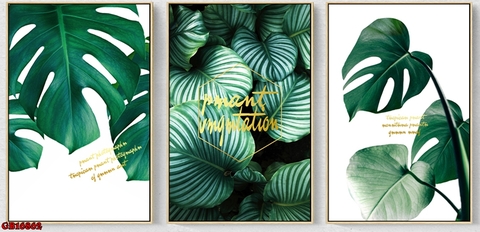 Tranh Lá Cây Nhiệt Đới | Tranh Ngọc Việt - Đắk Lắk | Tranh Ngọc Việt - Xưởng Tranh Đẹp Buôn Ma Thuột (BMT) DakLak