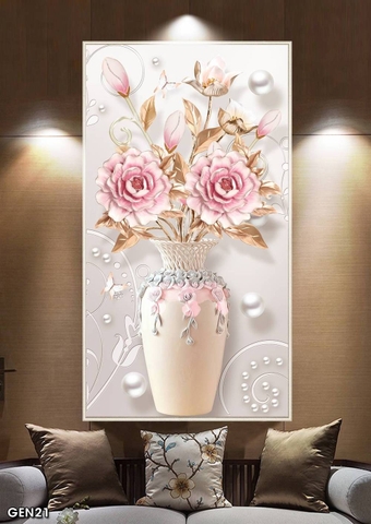 Tranh Bình Hoa Đẹp | Tranh Ngọc Việt - Đắk Lắk | Tranh Ngọc Việt - Xưởng Tranh Đẹp Buôn Ma Thuột (BMT) DakLak