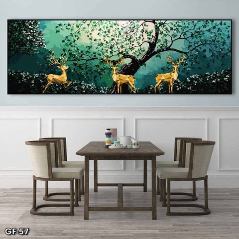 Tranh Hươu Tài Lộc | Tranh Ngọc Việt - Đắk Lắk | Tranh Ngọc Việt - Xưởng Tranh Đẹp Buôn Ma Thuột (BMT) DakLak