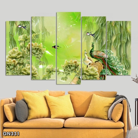 Bộ 5 Tranh Ghép Đẹp, Sang | Tranh Ngọc Việt - Đắk Lắk | Tranh Ngọc Việt - Xưởng Tranh Đẹp Buôn Ma Thuột (BMT) DakLak
