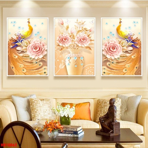 Tranh Chim Công Đẹp | Tranh Ngọc Việt - Đắk Lắk | Tranh Ngọc Việt - Xưởng Tranh Đẹp Buôn Ma Thuột (BMT) DakLak