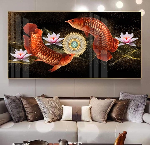 Tranh Cá Phong Thủy | Tranh Ngọc Việt - Đắk Lắk | Tranh Ngọc Việt - Xưởng Tranh Đẹp Buôn Ma Thuột (BMT) DakLak