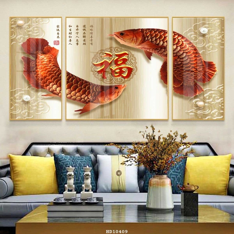 Tranh Cá Phong Thủy | Tranh Ngọc Việt - Đắk Lắk | Tranh Ngọc Việt - Xưởng Tranh Đẹp Buôn Ma Thuột (BMT) DakLak