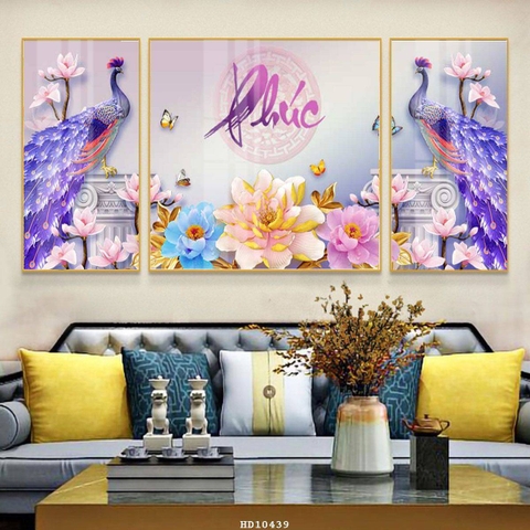 Tranh Chim Công Đẹp | Tranh Ngọc Việt - Đắk Lắk | Tranh Ngọc Việt - Xưởng Tranh Đẹp Buôn Ma Thuột (BMT) DakLak