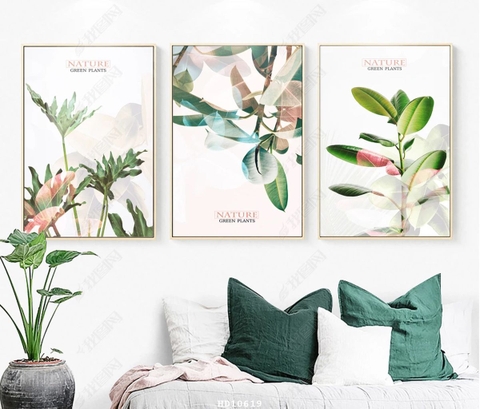 Tranh Lá Cây Nhiệt Đới | Tranh Ngọc Việt - Đắk Lắk | Tranh Ngọc Việt - Xưởng Tranh Đẹp Buôn Ma Thuột (BMT) DakLak