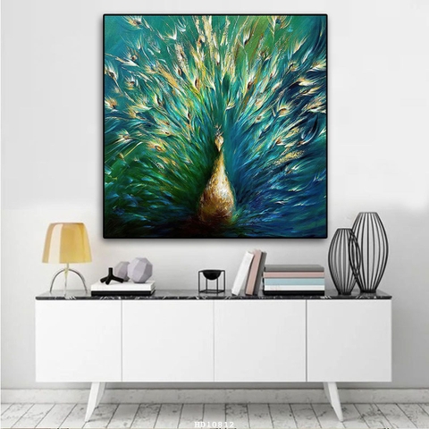 Tranh Chim Công Đẹp | Tranh Ngọc Việt - Đắk Lắk | Tranh Ngọc Việt - Xưởng Tranh Đẹp Buôn Ma Thuột (BMT) DakLak