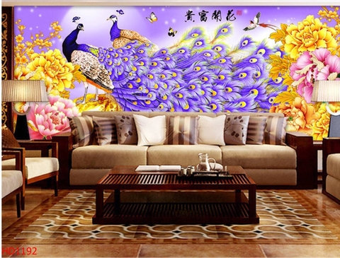 Tranh Chim Công Đẹp | Tranh Ngọc Việt - Đắk Lắk | Tranh Ngọc Việt - Xưởng Tranh Đẹp Buôn Ma Thuột (BMT) DakLak