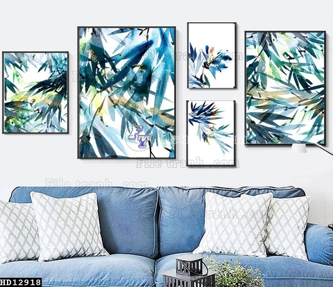 Tranh Lá Cây Nhiệt Đới | Tranh Ngọc Việt - Đắk Lắk | Tranh Ngọc Việt - Xưởng Tranh Đẹp Buôn Ma Thuột (BMT) DakLak