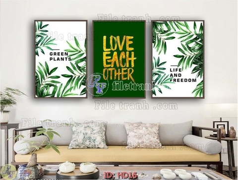 Tranh Lá Cây Nhiệt Đới | Tranh Ngọc Việt - Đắk Lắk | Tranh Ngọc Việt - Xưởng Tranh Đẹp Buôn Ma Thuột (BMT) DakLak