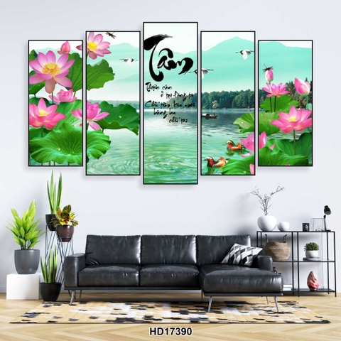 Bộ 5 Tranh Ghép Đẹp, Sang | Tranh Ngọc Việt - Đắk Lắk | Tranh Ngọc Việt - Xưởng Tranh Đẹp Buôn Ma Thuột (BMT) DakLak
