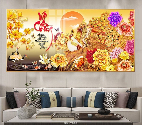 Tranh Chim Công Đẹp | Tranh Ngọc Việt - Đắk Lắk | Tranh Ngọc Việt - Xưởng Tranh Đẹp Buôn Ma Thuột (BMT) DakLak