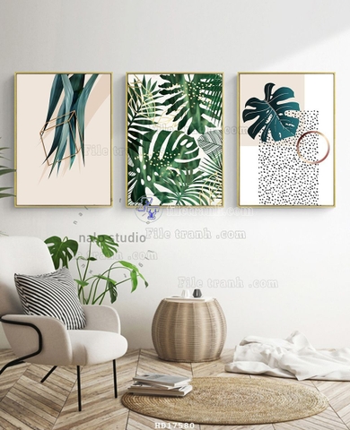 Tranh Lá Cây Nhiệt Đới | Tranh Ngọc Việt - Đắk Lắk | Tranh Ngọc Việt - Xưởng Tranh Đẹp Buôn Ma Thuột (BMT) DakLak