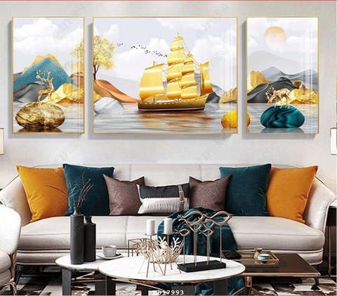 Tranh Thuận Buồm Xuôi Gió | Tranh Ngọc Việt - Đắk Lắk | Tranh Ngọc Việt - Xưởng Tranh Đẹp Buôn Ma Thuột (BMT) DakLak