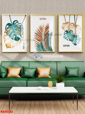 Tranh Lá Cây Nhiệt Đới | Tranh Ngọc Việt - Đắk Lắk | Tranh Ngọc Việt - Xưởng Tranh Đẹp Buôn Ma Thuột (BMT) DakLak