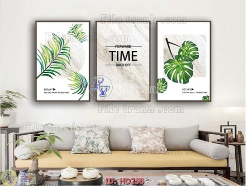 Tranh Lá Cây Nhiệt Đới | Tranh Ngọc Việt - Đắk Lắk | Tranh Ngọc Việt - Xưởng Tranh Đẹp Buôn Ma Thuột (BMT) DakLak