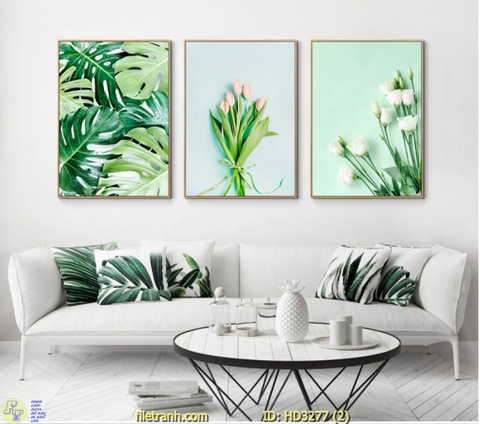 Tranh Lá Cây Nhiệt Đới | Tranh Ngọc Việt - Đắk Lắk | Tranh Ngọc Việt - Xưởng Tranh Đẹp Buôn Ma Thuột (BMT) DakLak