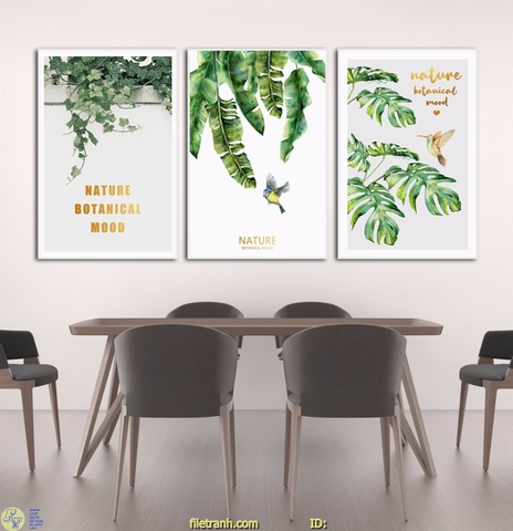 Tranh Lá Cây Nhiệt Đới | Tranh Ngọc Việt - Đắk Lắk | Tranh Ngọc Việt - Xưởng Tranh Đẹp Buôn Ma Thuột (BMT) DakLak