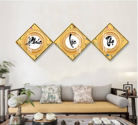 Tranh Phúc Lộc Thọ | Tranh Ngọc Việt - Đắk Lắk | Tranh Ngọc Việt - Xưởng Tranh Đẹp Buôn Ma Thuột (BMT) DakLak