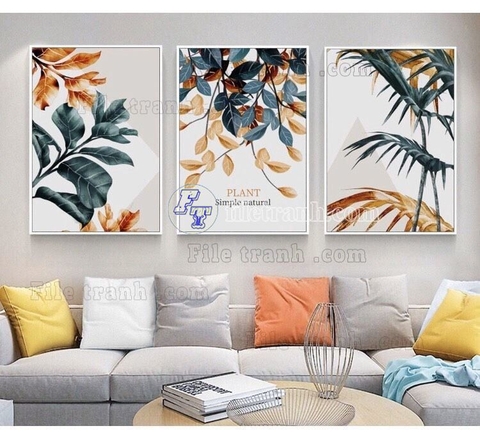 Tranh Lá Cây Nhiệt Đới | Tranh Ngọc Việt - Đắk Lắk | Tranh Ngọc Việt - Xưởng Tranh Đẹp Buôn Ma Thuột (BMT) DakLak