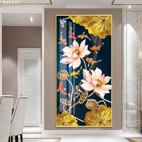 Tranh Cửu Ngư Quần Hội | Tranh Ngọc Việt - Đắk Lắk | Tranh Ngọc Việt - Xưởng Tranh Đẹp Buôn Ma Thuột (BMT) DakLak