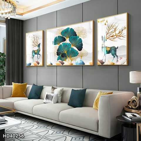 Tranh Hươu Tài Lộc | Tranh Ngọc Việt - Đắk Lắk | Tranh Ngọc Việt - Xưởng Tranh Đẹp Buôn Ma Thuột (BMT) DakLak