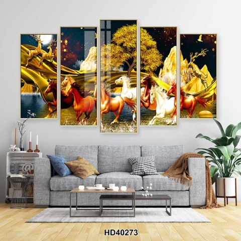 Bộ 5 Tranh Ghép Đẹp, Sang | Tranh Ngọc Việt - Đắk Lắk | Tranh Ngọc Việt - Xưởng Tranh Đẹp Buôn Ma Thuột (BMT) DakLak