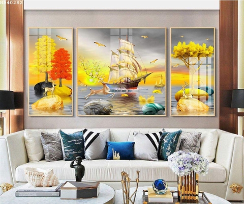 Tranh Thuận Buồm Xuôi Gió | Tranh Ngọc Việt - Đắk Lắk | Tranh Ngọc Việt - Xưởng Tranh Đẹp Buôn Ma Thuột (BMT) DakLak