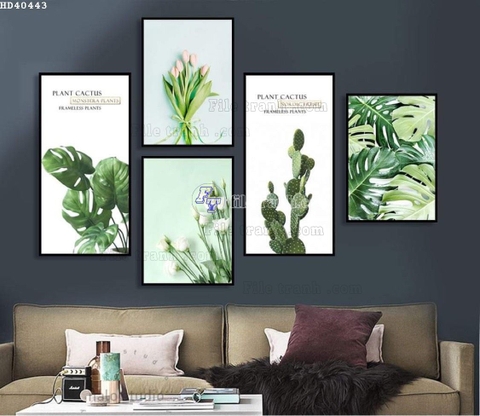 Tranh Lá Cây Nhiệt Đới | Tranh Ngọc Việt - Đắk Lắk | Tranh Ngọc Việt - Xưởng Tranh Đẹp Buôn Ma Thuột (BMT) DakLak