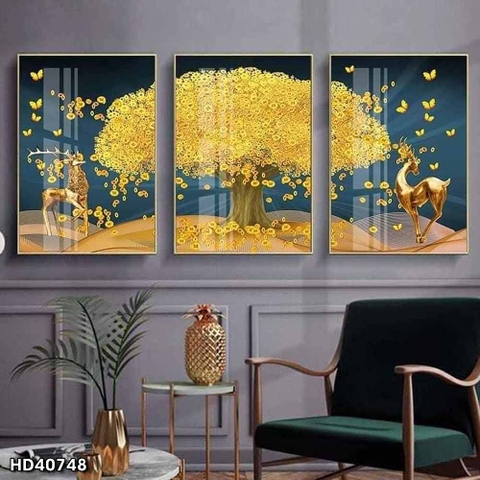 Tranh Hươu Tài Lộc | Tranh Ngọc Việt - Đắk Lắk | Tranh Ngọc Việt - Xưởng Tranh Đẹp Buôn Ma Thuột (BMT) DakLak