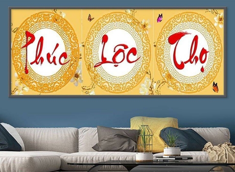 Tranh Phúc Lộc Thọ | Tranh Ngọc Việt - Đắk Lắk | Tranh Ngọc Việt - Xưởng Tranh Đẹp Buôn Ma Thuột (BMT) DakLak