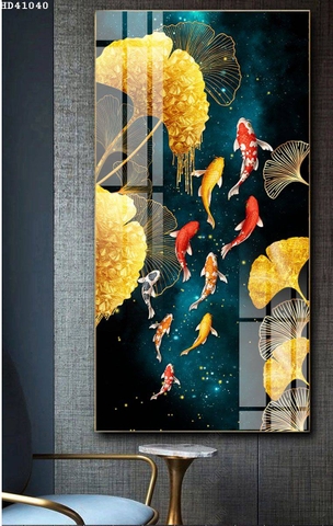 Tranh Cửu Ngư Quần Hội | Tranh Ngọc Việt - Đắk Lắk | Tranh Ngọc Việt - Xưởng Tranh Đẹp Buôn Ma Thuột (BMT) DakLak