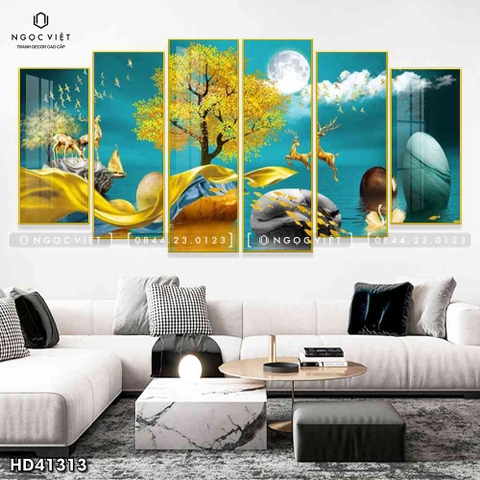 Bộ 6 Tranh Mới Đẹp | Tranh Ngọc Việt - Đắk Lắk | Tranh Ngọc Việt - Xưởng Tranh Đẹp Buôn Ma Thuột (BMT) DakLak