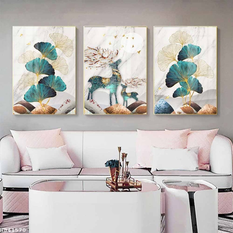 Tranh Hươu Tài Lộc | Tranh Ngọc Việt - Đắk Lắk | Tranh Ngọc Việt - Xưởng Tranh Đẹp Buôn Ma Thuột (BMT) DakLak