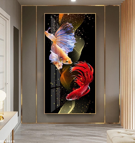 Tranh Cá Phong Thủy | Tranh Ngọc Việt - Đắk Lắk | Tranh Ngọc Việt - Xưởng Tranh Đẹp Buôn Ma Thuột (BMT) DakLak