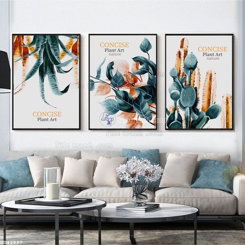 Tranh Lá Cây Nhiệt Đới | Tranh Ngọc Việt - Đắk Lắk | Tranh Ngọc Việt - Xưởng Tranh Đẹp Buôn Ma Thuột (BMT) DakLak