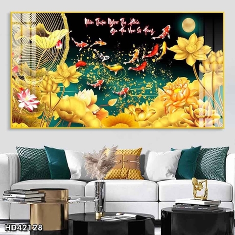 Tranh Hoa Sen Đẹp | Tranh Ngọc Việt - Đắk Lắk | Tranh Ngọc Việt - Xưởng Tranh Đẹp Buôn Ma Thuột (BMT) DakLak