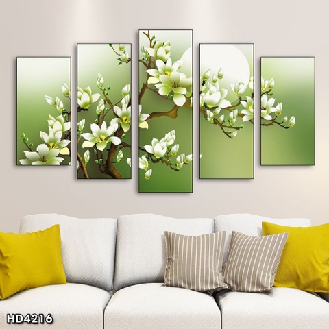 Bộ 5 Tranh Ghép Đẹp, Sang | Tranh Ngọc Việt - Đắk Lắk | Tranh Ngọc Việt - Xưởng Tranh Đẹp Buôn Ma Thuột (BMT) DakLak